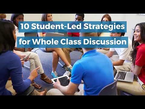 Student Led Discussion Strategies