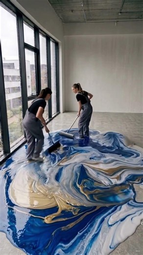 Ultimate Luxury Bedroom Epoxy Floor Transformation 2026🔥#shorts #satisfying #epoxyfloor