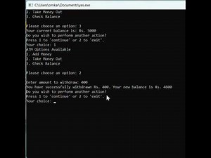 ATM C++ Project | Source Code | ATM Project