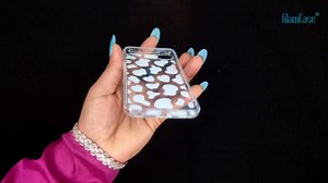 GlamCase for iPod Touch 7th / 6th / 5th Generation Case Clear - Cow Skin Navy Camouflage Print Printed Slim Fit Flexible Clear Transparent Shockproof Designer Back Case for iPod Touch 7/6 / 5