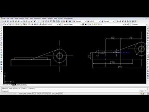 How to Draw " Tie Rod " on Autocad - Meca 2017 HD
