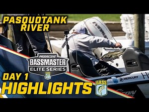 Highlights: Day 1 of Bassmaster ELITE at Pasquotank River