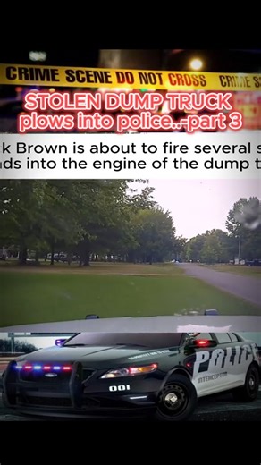 STOLEN DUMP TRUCK plows into police..-part 3 #pursuit #chase #cops #copsoftiktok #copscar #copsusa #copschase #viralvideos #fyp | Cop’s Reality
