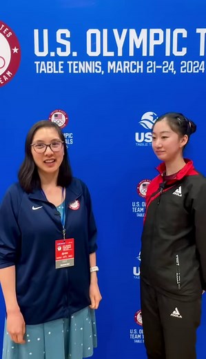 Amy Wang, top seed and reigning U.S. National Champion, wins her first match at the U.S. Olympic Team Trials 4-3 against Angie Tan. Let’s hear what she has to say about the nail biting opening match! | USA Table Tennis