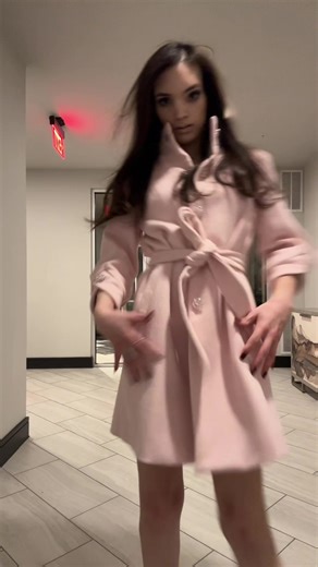 I love this outfit and walk so much, i believe the coat is a cashmere silk blend and is so soft