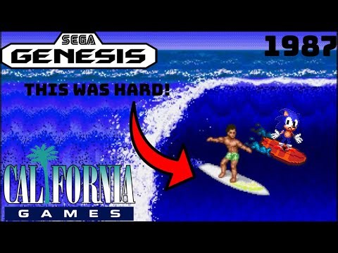 California Games Mega Drive – Surf, Skate & More! 🏄🎮 #sega #segamegadrive #retrogaming