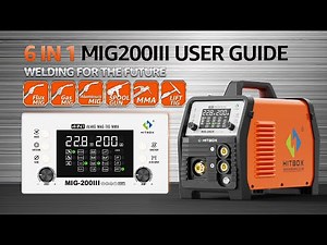 HITBOX MIG200III Operation: Gas vs. Gasless MIG Welding