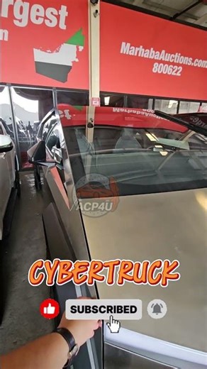 Cybertruck spotted at auction