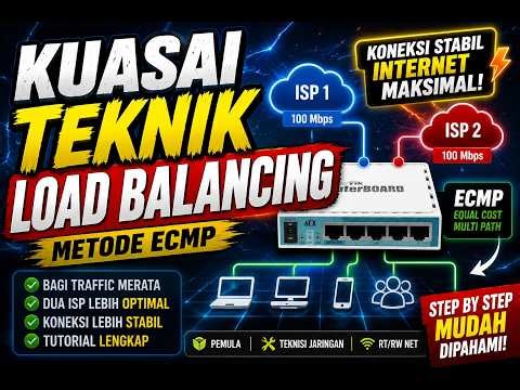 Kuasi Setting Load Balancing Metode ECMP, Yu simak Penjelasannya