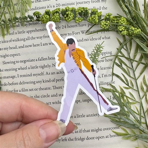 Freddie Mercury Sticker. Queen. It’s a Kind of Magic. Kindle Sticker. Music Sticker. Gifts for Readers. Gift Ideas. Laptop Sticker. - Etsy UK