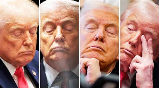 Trump trolled as National Napping Day’s new mascot