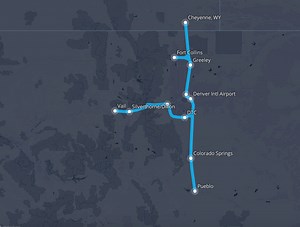 Hyperloop One announces 10 routes it will study, partners with Colorado DOT