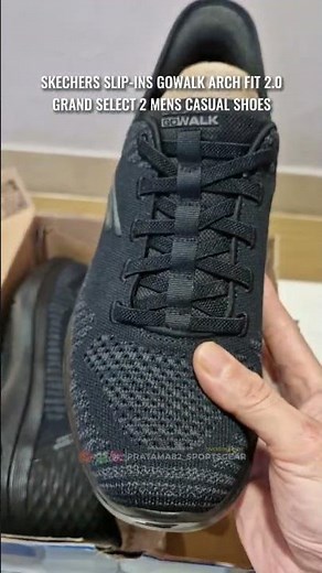 SKECHERS SLIP-INS GO WALK ARCH FIT 2.0 GRAND SELECT MENS CASUAL SHOES (FULL VIDEO CHECK OUR CHANNEL)