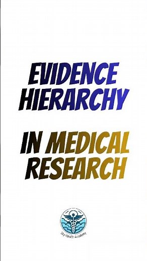 The Evidence Hierarchy of Clinical Research | Simplified and Explained