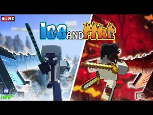 Live Now: Epic Minecraft Ice and Fire Modded Server Gameplay | Dragons, Quests, and Survival!