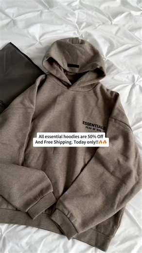 50% Off All Essentials Hoodies - One Day Sale!