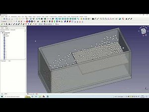 Using FreeCAD to visualize a DEM simulation with LIGGGHTS.