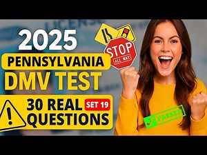 2025 Pennsylvania DMV Test – SET 19 | 30 Practice Questions for Written Exam