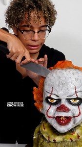 Pennywise Cake #cake #cakedecorating #cakesofinstagram #halloweencake #halloweenbaking #cakelover | Everything Just Baked