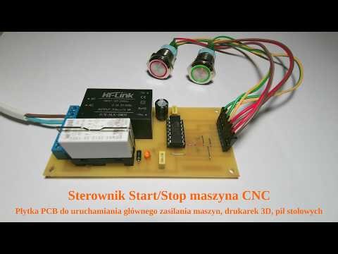 Sterownik Start Stop maszyna CNC