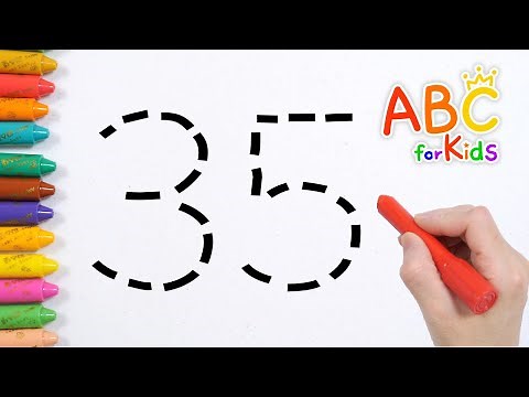 Learn Number 35 | Practice Reading Numbers 1 to 35 | Number Education Video for Toddlers