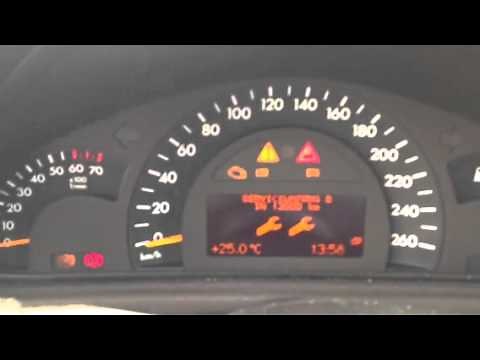 Mercedes-Benz W203 C Klasse Service Interval zurücksetzen