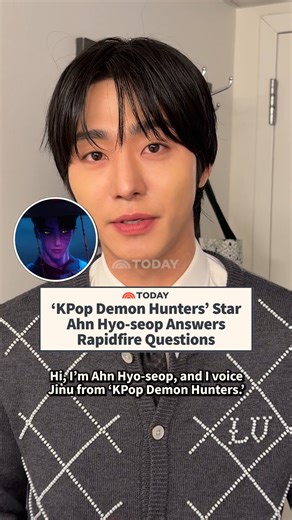 "KPop Demon Hunters" star Ahn Hyo-seop shares which real-life boy band he'd like to be a part of, what K-dramas to watch next, and more in a rapidfire round with #TODAYShow ❤️‍🔥 | Today Show