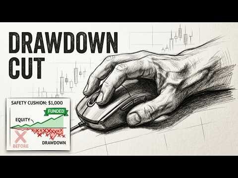 Stochastic Strategy That Solves Funded Account Drawdown