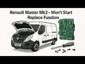 Renault Master Mk3 Won't Start No Ignition Lights - Replace BCM ECU UPC USM Fusebox Vauxhall Movano