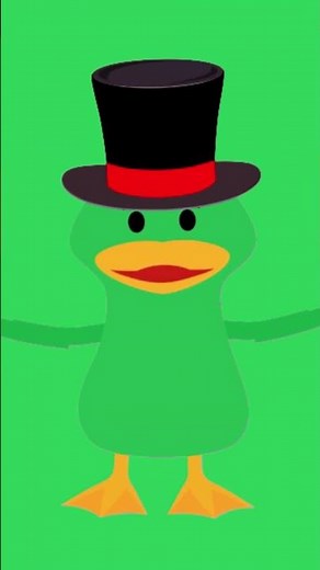 Vem Dançar Com o Patinho Vermelho Música Infantil Pato Colorido