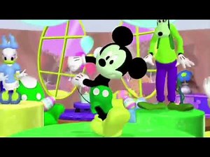 Mickey mouse clubhouse mickey's great clubhouse hunt hot dog dance Castilian Spanish in Green Lowers