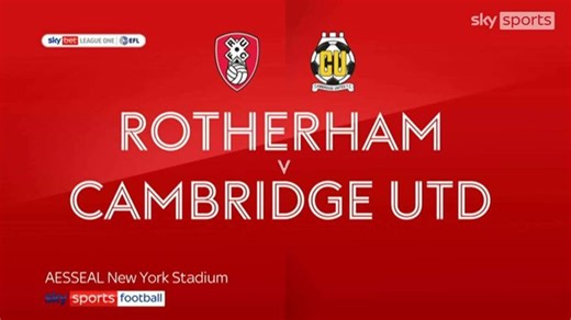 Rotherham investigating alleged incident of racist abuse during Cambridge United match
