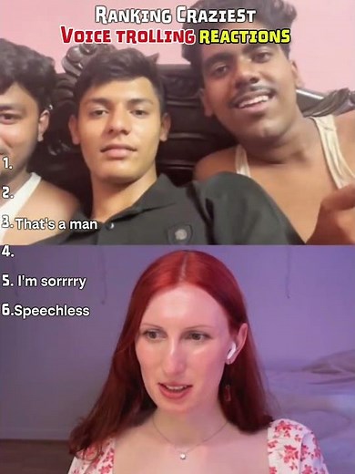 Ranking Funniest Voice trolling Reactions