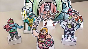HE-MAN Fan Creates Paper Minis You Can Print and Color Yourself — GeekTyrant