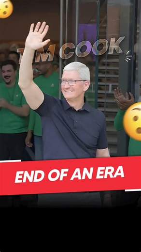 Tim Cook Steps Down as Apple CEO - End of an Era 😱 #timcook #apple #appleceo