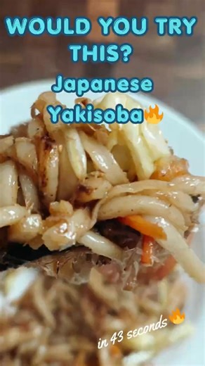 Would You Try This Japanese Yakisoba?🔥