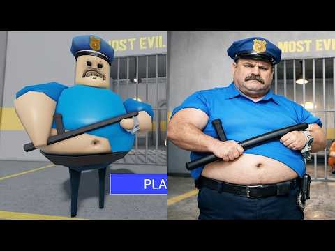 Roblox Escape Obby Games Characters In Real Life Barry Prison Run Grumpy Gran Papa Pizza Siren Head