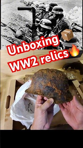 WW2 German License Plate, M40 Remains & Rusted M42 Helmet – Unboxing
