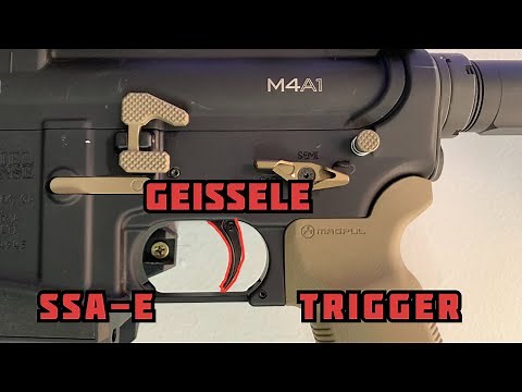 GEISSELE 2 STAGE SSA-E TRIGGER INSTALLATION
