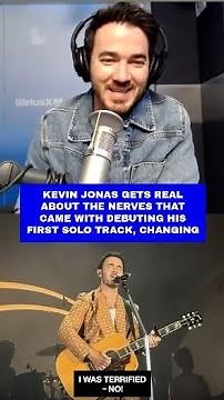 You’d think after 20 years, Kevin Jonas would be unfazed debuting his first solo song, Changing 😅