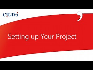 1/8 Setting Up Your First Citavi 5 Project