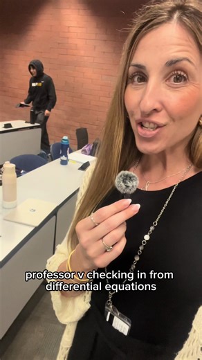 Power series methods in Differential Equations today… and apparently my students think it’s too much writing for very little reward 😅 If you’re taking Differential Equations and need help, I break topics down step-by-step on my YouTube channel. xoxo, Professor V #mathwithProfessorV #differentialequations #mathprofessor #stemstudents #collegelife