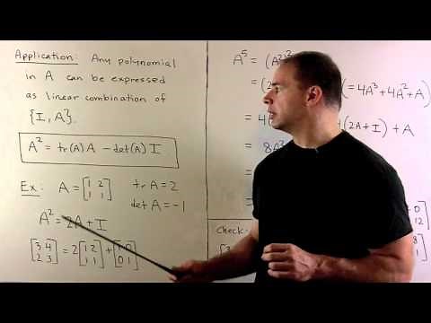 Cayley-Hamilton Theorem for 2x2 Matrices