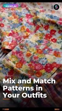 Master the Art of Mixing Patterns Like a Pro 👗 #Shorts