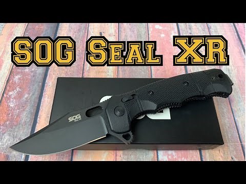 SOG Seal XR Flipper/Includes Disassembly/ This Seal has a flipper ! And it’s seriously tough !