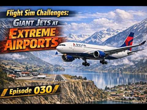 Flight Sim Challenges: Giant Jets at Extreme Airports - 030