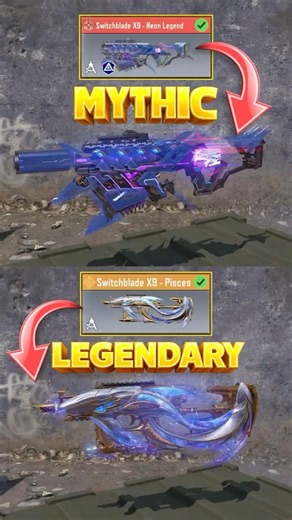 Mythic vs Legendary Switchblade X9 in CODM🔥