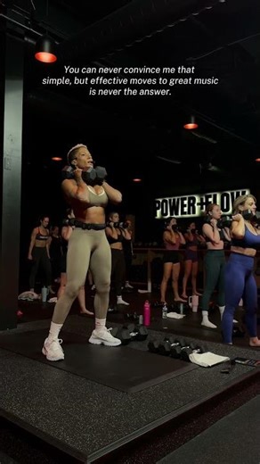 Coaching in my space (@Power+Flow ) just hits different.✨#powerandflow #strengthtraining // Wearing
