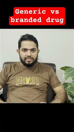 Generic vs Branded Drugs | Which Is Better? | Pharmacist Explains #urduhealthtips
