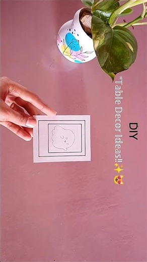DIY Table Decor Ideas💡 | Cardboard Craft📃✂️🖌️| Cute Craft!✏️👻 #shorts #short #craft #craftideas